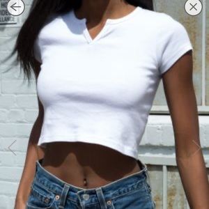 Brandy Melville White “Ashlyn Top”